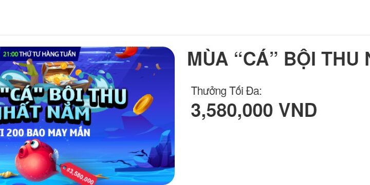 MÙA “CÁ” BỘI THU NHẤT NĂM! Tại V9bet!